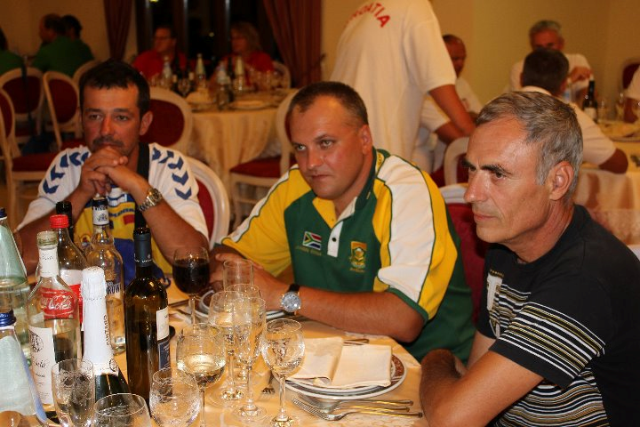 Prieteni dragi  - Cu bunul meu prieten Andrei Vladeanu - Italia 2011 - banchetul de final de competitie 